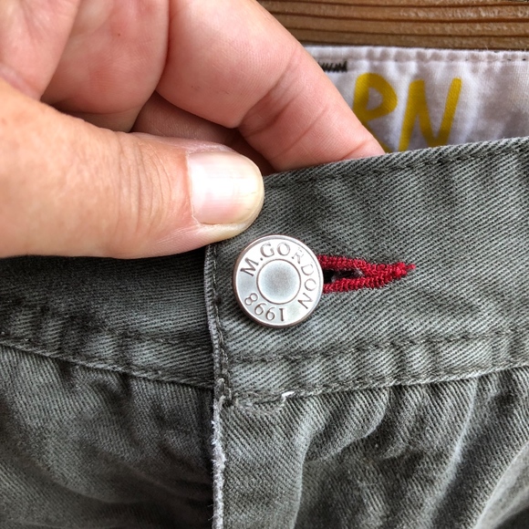 M. Gordon Cargo Short Military Green - Picture 3 of 6